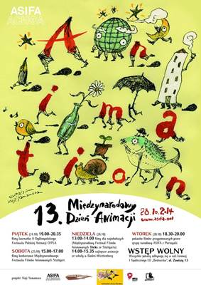 Międzynarodowy Dzień Animacji 2014 na "Bednarskiej" - program na 28.01